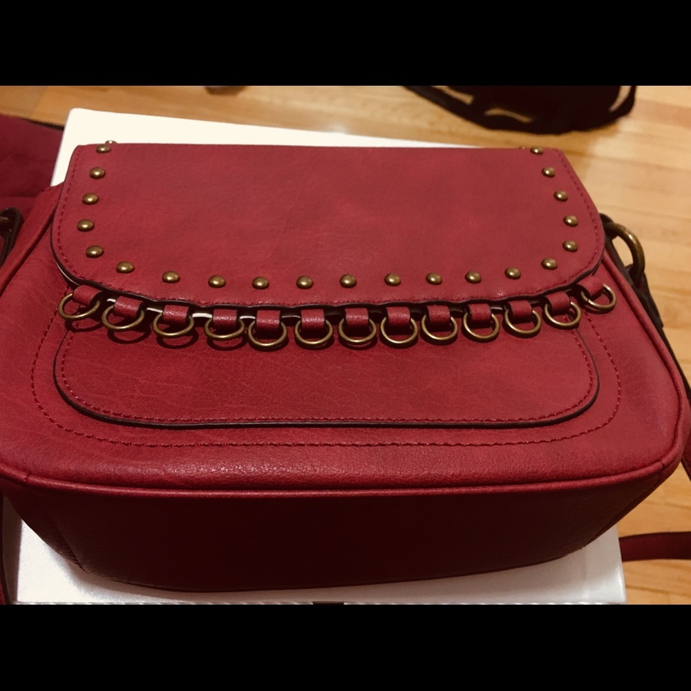 Hayden Harnett RED Studded Bag Purse